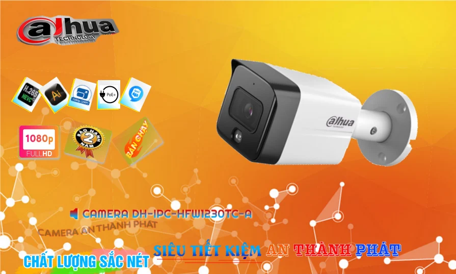 DH-IPC-HFW1230TC-A sắc nét Dahua DH-IPC-HFW1230TC-A sắc nét Dahua