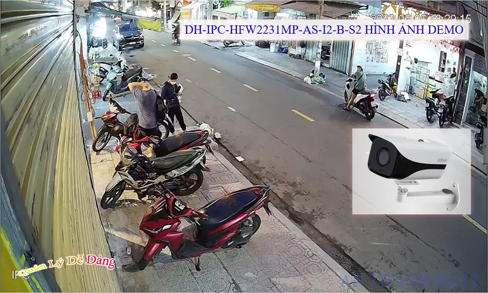 DH-IPC-HFW2231MP-AS-I2-B-S2 sắc nét Dahua