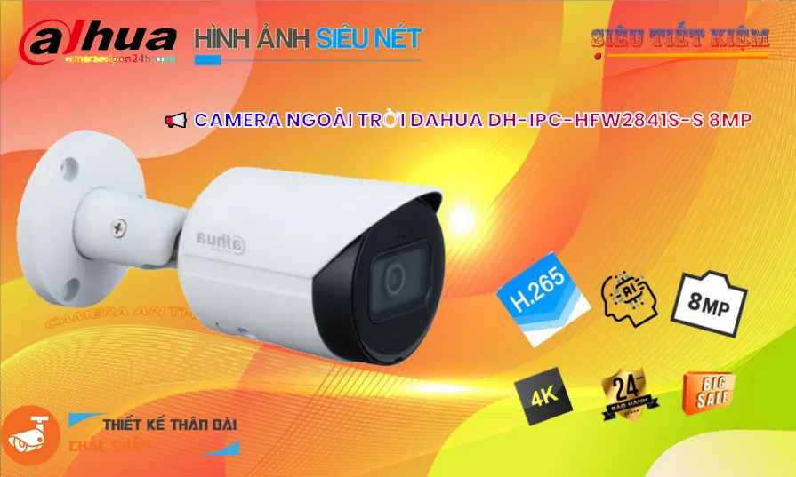 DH-IPC-HFW2841S-S Camera An Ninh Giá rẻ DH-IPC-HFW2841S-S Camera An Ninh Giá rẻ