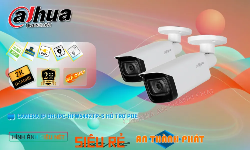 DH-IPC-HFW5442TP-S Camera IP Chất Lượng 2K DH-IPC-HFW5442TP-S Camera IP Chất Lượng 2K