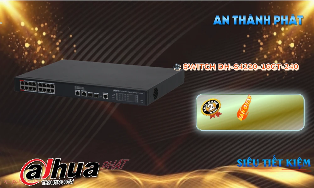 DH-S4220-16GT-240 Poe Switch Công Nghiệp