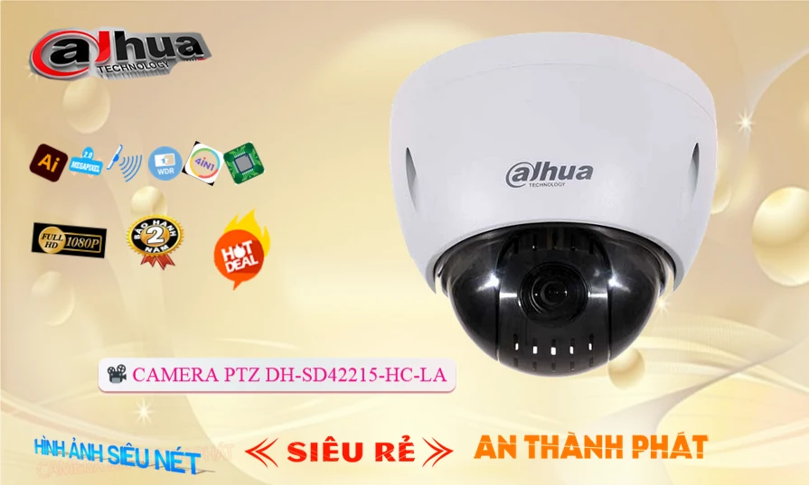 Camera Dahua DH-SD42215-HC-LA hình ảnh sắc nét 1080P Camera Dahua DH-SD42215-HC-LA hình ảnh sắc nét 1080P