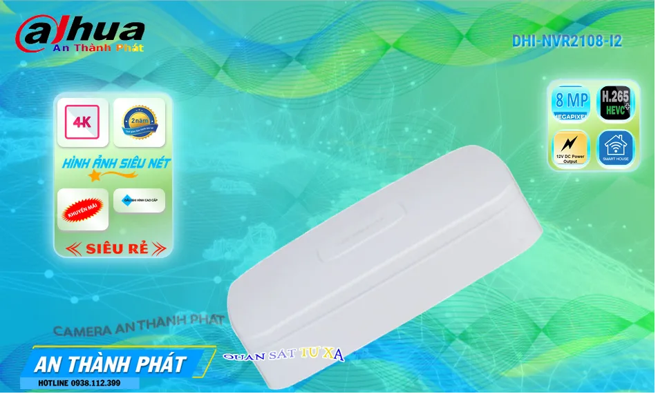 Đầu Ghi Camera DHI-NVR2108-I2  Dahua Giá rẻ