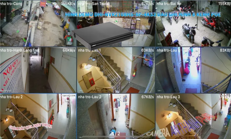 DHI-NVR2108HS-8P-4KS3 sắc nét Dahua