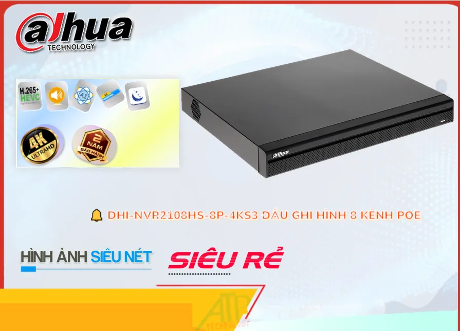 Đầu Ghi 8 Kênh IP POE DHI-NVR2108HS-8P-4KS3,DHI-NVR2108HS-8P-4KS3 Giá rẻ,DHI-NVR2108HS-8P-4KS3 tốt nhất,Thông số DHI-NVR2108HS-8P-4KS3 IP POE,bán DHI-NVR2108HS-8P-4KS3,Bán Giá DHI-NVR2108HS-8P-4KS3,Giá kỹ thuật ,DHI-NVR2108HS-8P-4KS3 Bán Sỉ,Giá Bán DHI-NVR2108HS-8P-4KS3,Địa Chỉ Bán DHI-NVR2108HS-8P-4KS3,thông số DHI-NVR2108HS-8P-4KS3,DHI-NVR2108HS-8P-4KS3 Tốt nhất,DHI-NVR2108HS-8P-4KS3 Giá Khuyến Mãi