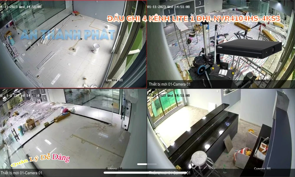 Đầu Ghi Dahua Thiết kế Đẹp DHI-NVR4104HS-4KS3