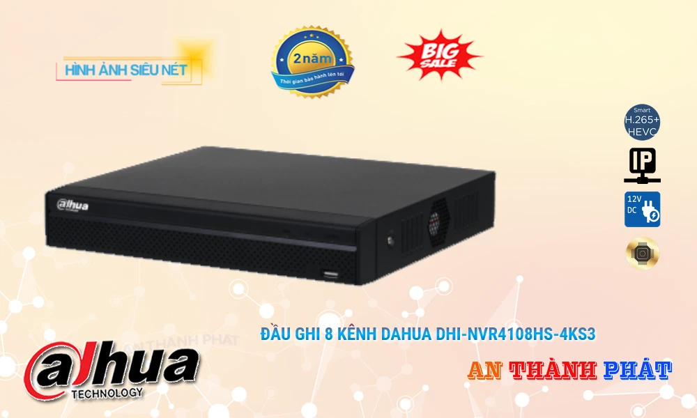 ✔️ Đầu Ghi Camera DHI-NVR4108HS-4KS3 Dahua giá rẻ chất lượng cao ✔️ Đầu Ghi Camera DHI-NVR4108HS-4KS3 Dahua giá rẻ chất lượng cao
