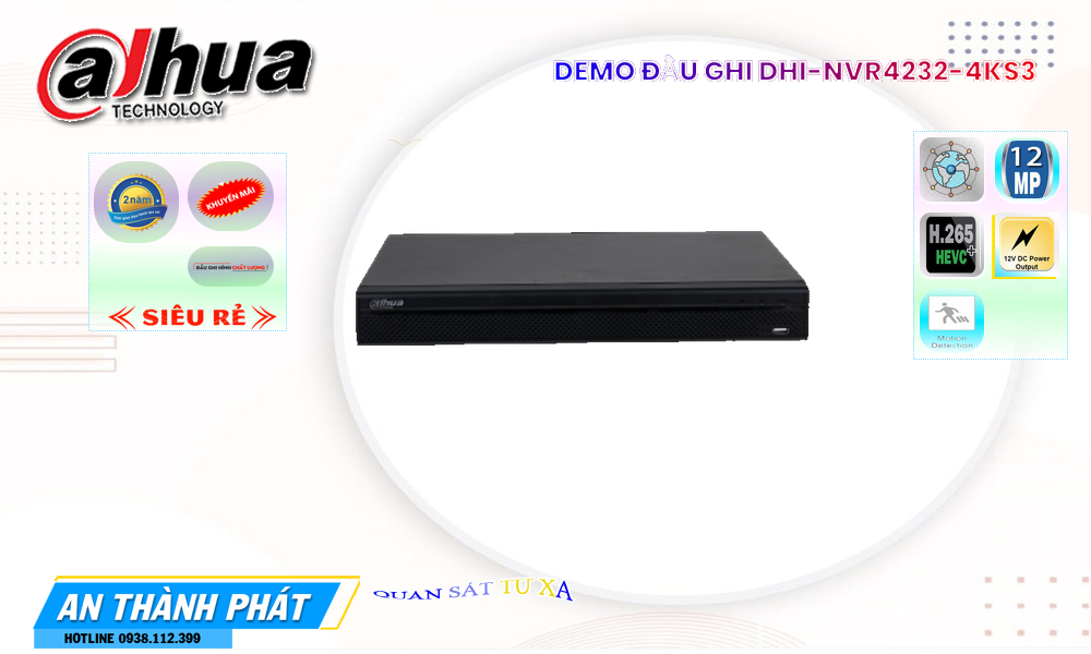DHI-NVR4232-4KS3 Hình Ảnh Đẹp Dahua