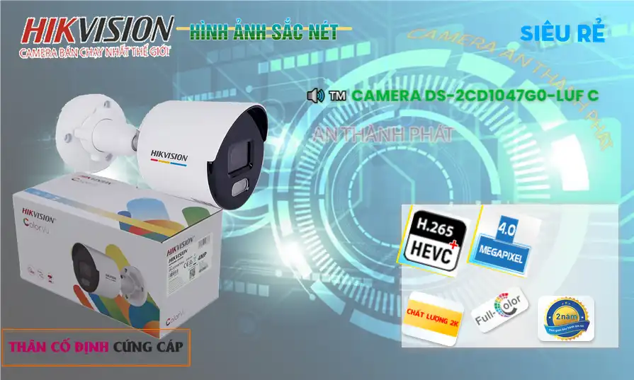 DS-2CD1047G0-LUFC Camera  Hikvision Giá rẻ