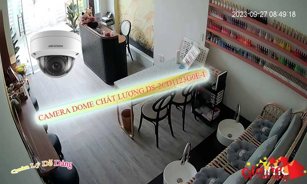 Cấp Nguồ Qua Dây Mạng DS-2CD1123G0E-I Sắc Nét Hikvision