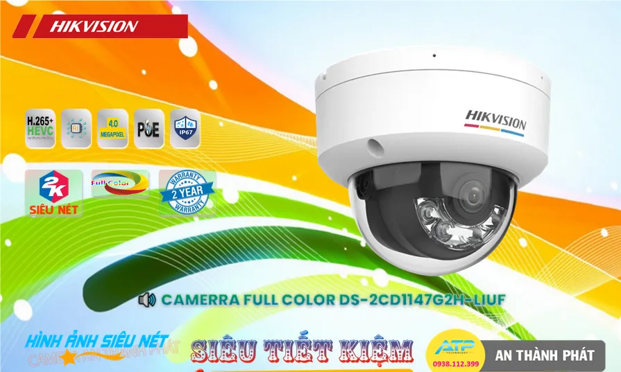 DS-2CD1147G2H-LIUF sắc nét Hikvision