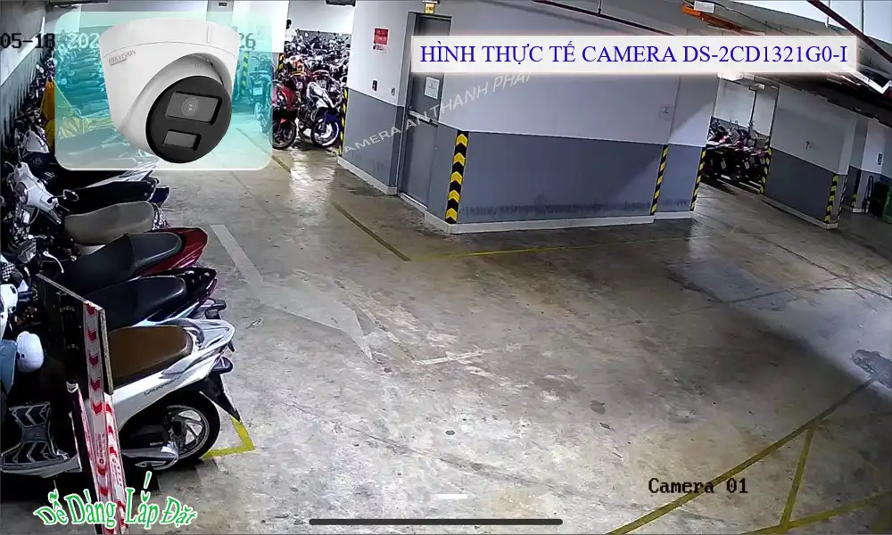 DS-2CD1321G0-I sắc nét Hikvision