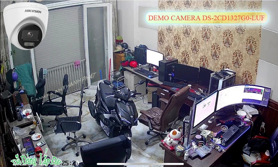 Camera IP Dome 2.0 HIKVISION DS-2CD1327G0-LUF
