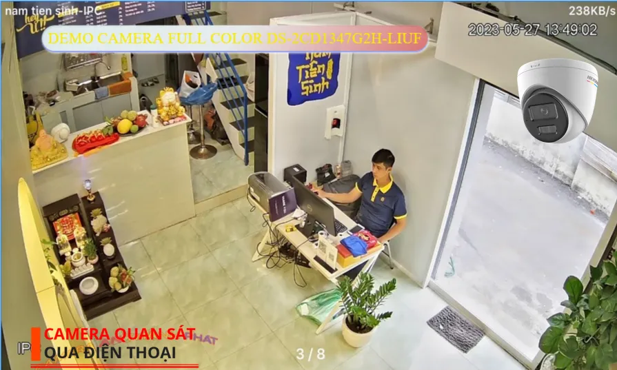 DS-2CD1347G2H-LIUF sắc nét Hikvision