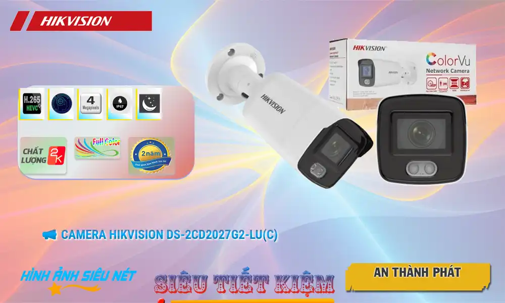DS-2CD2027G2-LU(C) sắc nét Hikvision