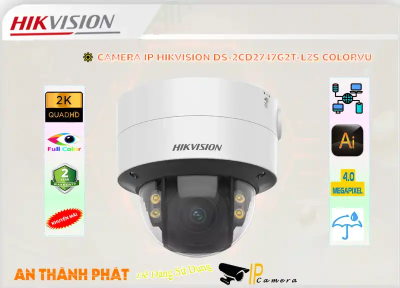 DS-2CD2747G2T-LZS sắc nét Hikvision DS-2CD2747G2T-LZS sắc nét Hikvision
