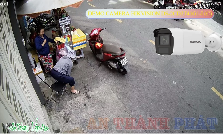 ➠  DS-2CD2T41G1-I(C) sắc nét Hikvision