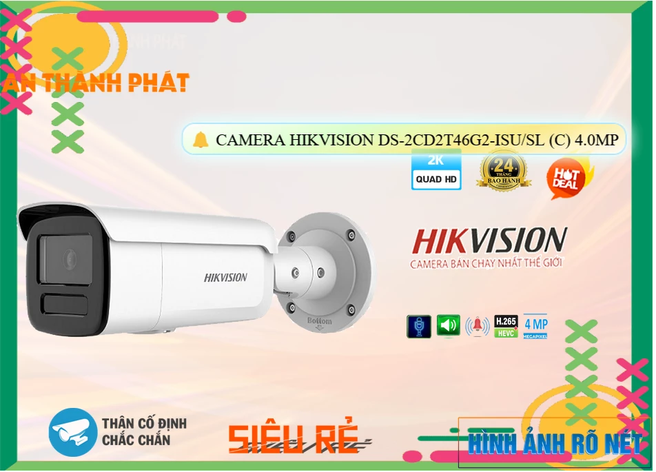 Camera Hikvision DS-2CD2T46G2-ISU/SL(C), Giá DS-2CD2T46G2-ISU/SL(C), phân phối DS-2CD2T46G2-ISU/SL(C),DS-2CD2T46G2-ISU/SL(C)Bán Giá Rẻ ,DS-2CD2T46G2-ISU/SL(C) Giá Thấp Nhất , Giá Bán DS-2CD2T46G2-ISU/SL(C),Địa Chỉ Bán DS-2CD2T46G2-ISU/SL(C), thông số DS-2CD2T46G2-ISU/SL(C),DS-2CD2T46G2-ISU/SL(C)Giá Rẻ nhất ,DS-2CD2T46G2-ISU/SL(C) Giá Khuyến Mãi ,DS-2CD2T46G2-ISU/SL(C) Giá rẻ , Chất Lượng DS-2CD2T46G2-ISU/SL(C),DS-2CD2T46G2-ISU/SL(C) Công Nghệ Mới ,DS-2CD2T46G2-ISU/SL(C) Chất Lượng , bán DS-2CD2T46G2-ISU/SL(C)