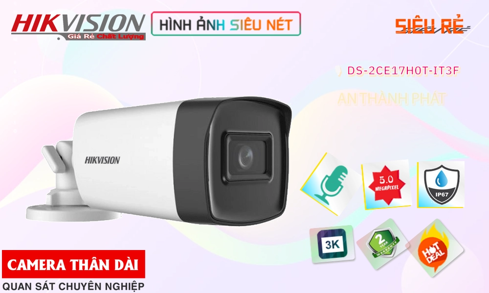 Camera HD Anlog DS-2CE17H0T-IT3F Chi phí phù hợp Camera HD Anlog DS-2CE17H0T-IT3F Chi phí phù hợp