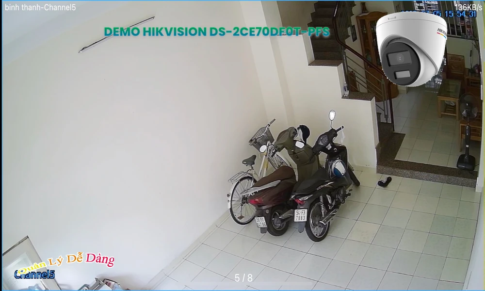 Camera Dome Hikvision DS-2CE70DF0T-PFS Có Mic Tích Hợp