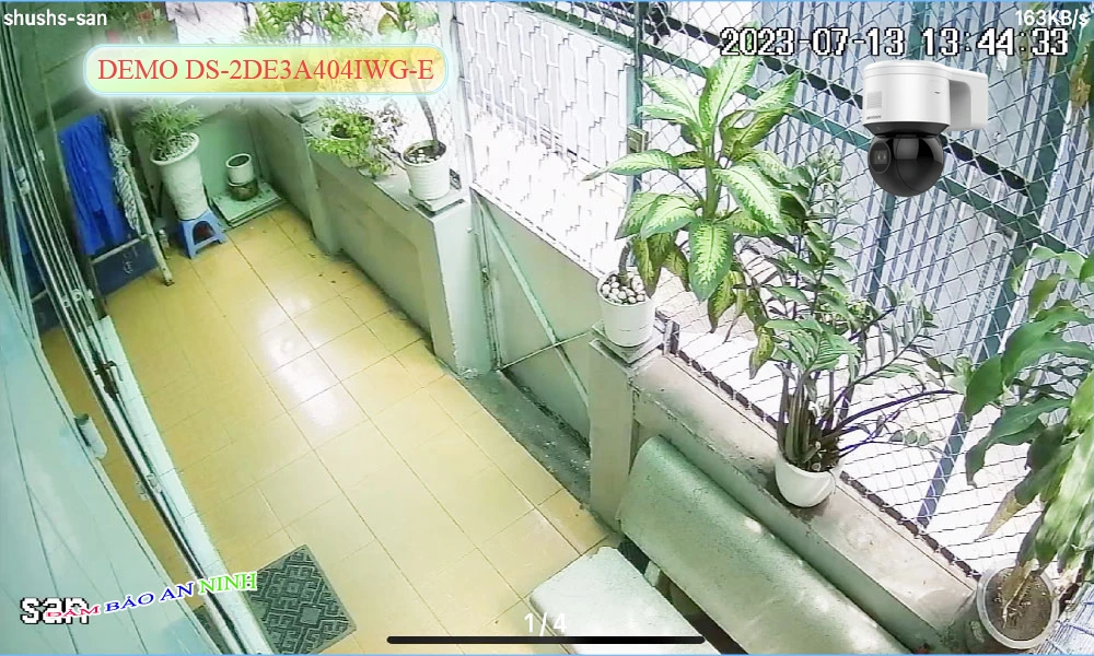 DS-2DE3A404IWG-E sắc nét Hikvision