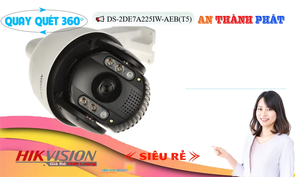 Camera DS-2DE7A225IW-AEB(T5) Giá rẻ