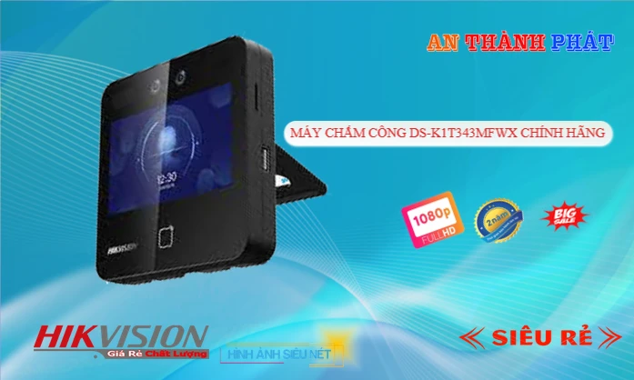 Hikvision DS-K1T343MFWX Máy Kiểm Soát Vào Ra Hikvision DS-K1T343MFWX Máy Kiểm Soát Vào Ra