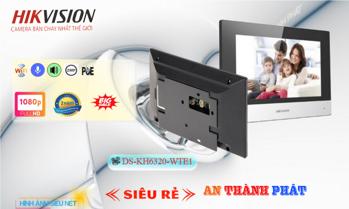 Hikvision Thiết bị chuôn cửa DS-KH6320-WTE1 Hikvision Thiết bị chuôn cửa DS-KH6320-WTE1