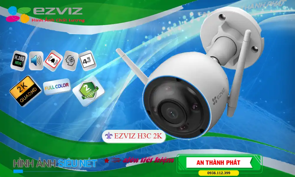 ✪  H3C2K Camera Thiết kế Đẹp  Wifi Ezviz