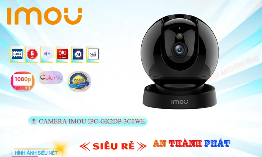 Camera Wifi Imou IPC-GK2DP-3C0WE Hình Ảnh 2K