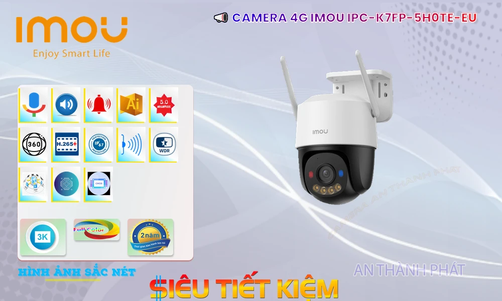 Camera Xoay 4G Imou IP IPC-K7FP-5H0TE-EU