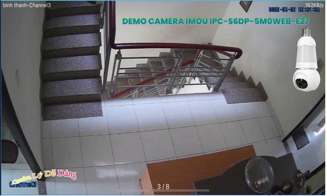 Camera IPC-S6DP-5M0WEB-E27 Thiết kế Đẹp