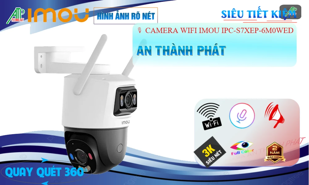 IPC-S7XEP-6M0WED Camera IP Wifi Ống Kính Kép Chính Hãng IPC-S7XEP-6M0WED Camera IP Wifi Ống Kính Kép Chính Hãng