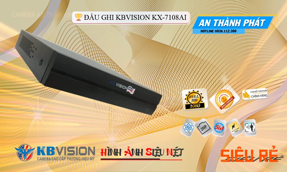 Đầu Thu  KBvision KX-7108Ai ✮