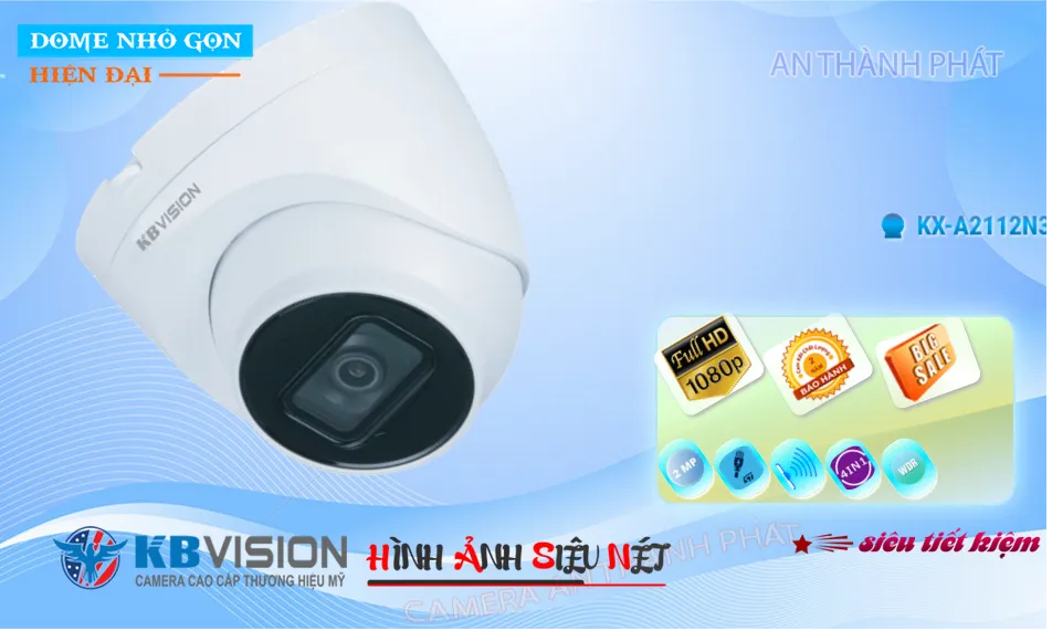 KX-A2112N3 sắc nét KBvision KX-A2112N3 sắc nét KBvision
