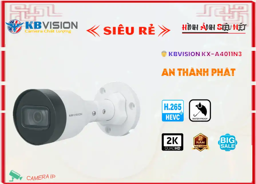 KX-A4011N3 sắc nét KBvision