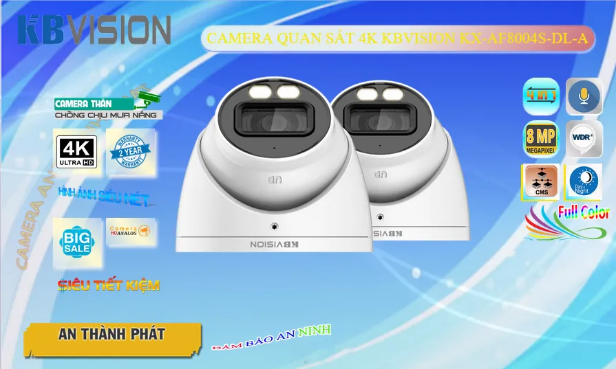KX-AF8004S-DL-A HD Anlog KBvision Chất Lượng