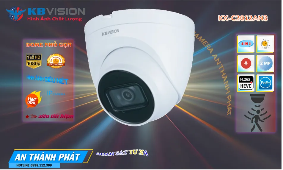KX-C2012AN3 sắc nét KBvision ➠
