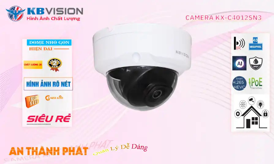 ➠  KX-C4012SN3 sắc nét KBvision