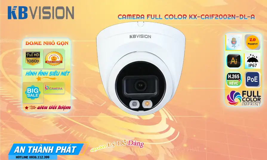 KX-CAiF2002N-DL-A sắc nét KBvision ➠