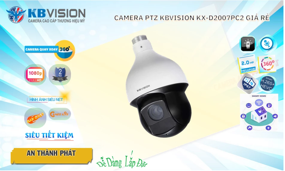 KX-D2007PC2 Camera  KBvision Sắc Nét ✮