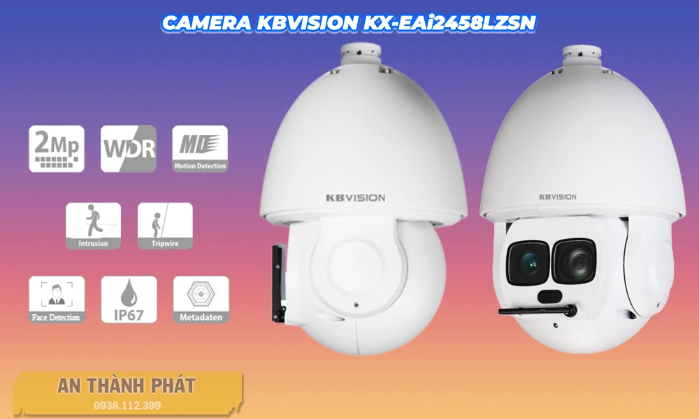 Camera IP SPEEDDOME KX-EAi2458LZSN Thương hiệu KBVISION