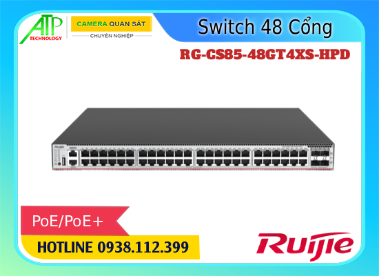 RG-CS85-48GT4XS-HPD, thông số RG-CS85-48GT4XS-HPD, thông số kỹ thuật RG-CS85-48GT4XS-HPD, thông tin RG-CS85-48GT4XS-HPD, giá RG-CS85-48GT4XS-HPD, giá bán RG-CS85-48GT4XS-HPD, mua RG-CS85-48GT4XS-HPD, báo giá RG-CS85-48GT4XS-HPD, Switch RG-CS85-48GT4XS-HPD, Chia mạng  RG-CS85-48GT4XS-HPD, Thiết bị chuyển mạch RG-CS85-48GT4XS-HPD
