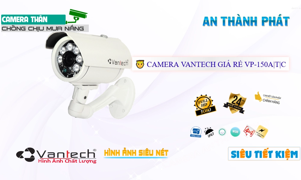 VP-150A|T|C Camera Chất Lượng VanTech