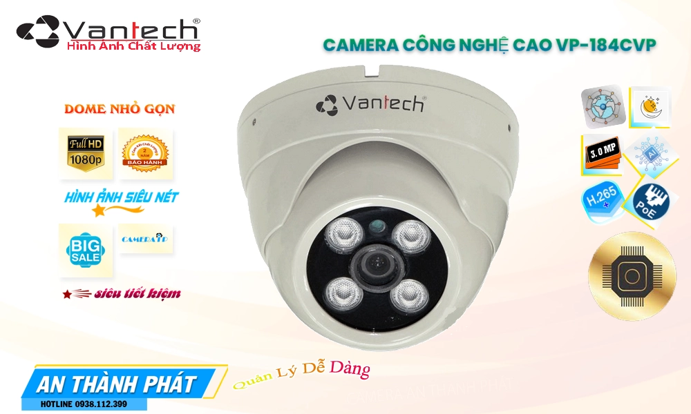 Camera An Ninh VanTech VP-184CVP Giá tốt Camera An Ninh VanTech VP-184CVP Giá tốt