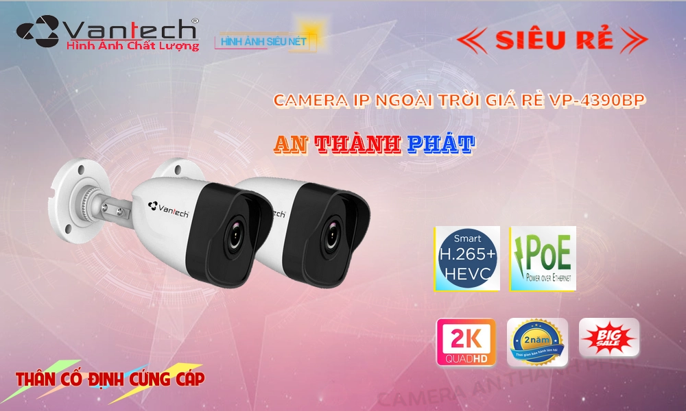VP-4390BP Camera VanTech Công Nghệ Mới