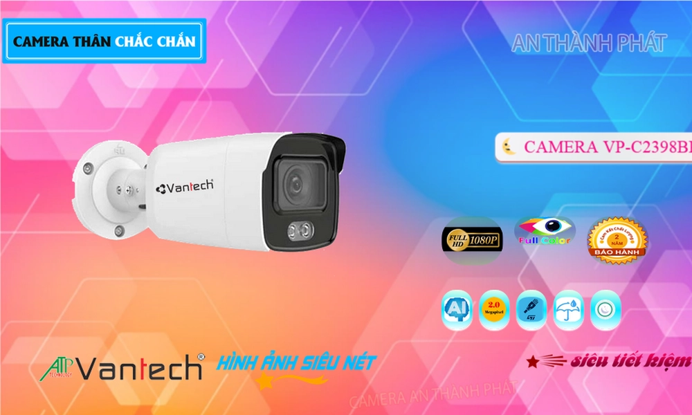 VP-C2398BP Camera Cấp Nguồ Qua Dây Mạng VanTech Giá tốt VP-C2398BP Camera Cấp Nguồ Qua Dây Mạng VanTech Giá tốt