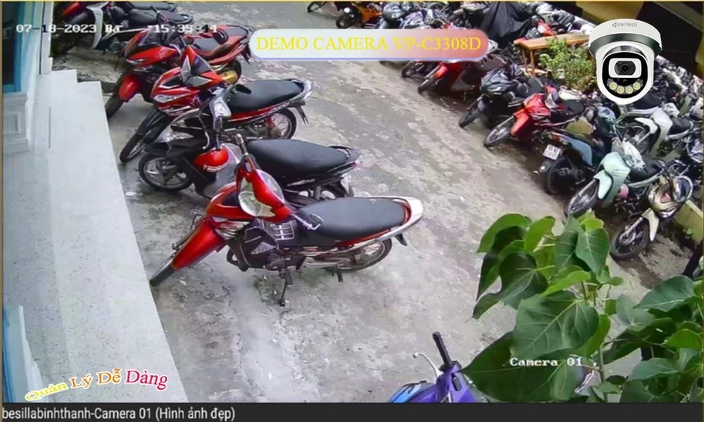 Camera Dome Ip Poe VP-C3308D