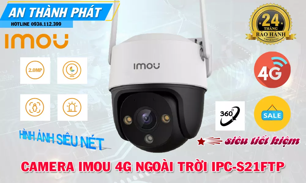 điểm nổi bật của camera Imou 4G IPC-S21FTP