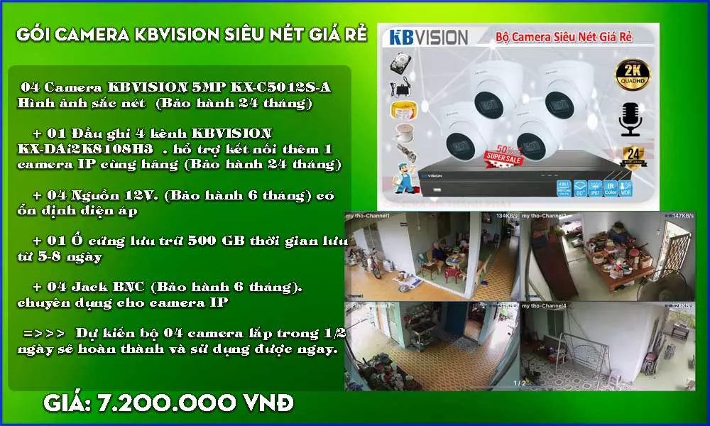 Lắp Camera Kbvision Giá Rẻ Có Tốt Không